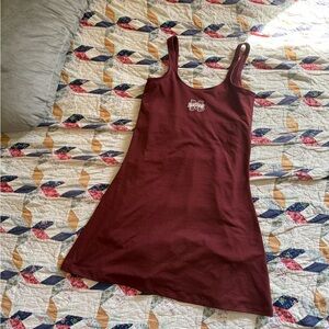 Maroon Mississippi State Tennis Dress